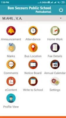 Bon Secours Public School android App screenshot 1